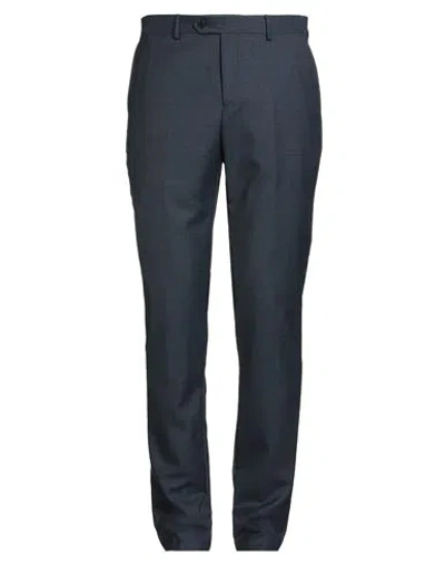 Manuel Ritz Evening Man Pants Navy Size 34 Virgin Wool In Blue