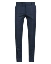 Manuel Ritz Evening Man Pants Navy Size 36 Polyester, Viscose, Elastane In Blue