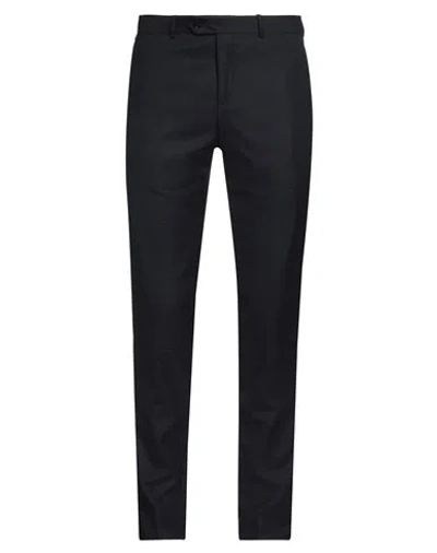 Manuel Ritz Evening Man Pants Navy Size 36 Polyester, Viscose, Elastane In Blue