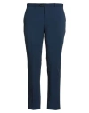Manuel Ritz Evening Man Pants Navy Size 36 Polyester, Viscose, Elastane In Blue
