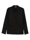 Manuel Ritz Flannel Shirt Jacket In Black