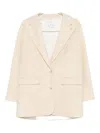Manuel Ritz Flap-pocket Coat In Neutral