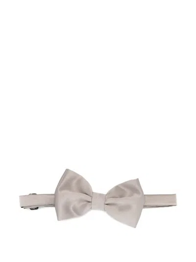 Manuel Ritz Fliege Aus Satin In Grey