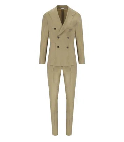 MANUEL RITZ GREEN DOUBLE-BREASTED SUIT