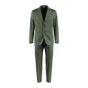 Manuel Ritz Single-breasted Suit In Green