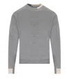 Manuel Ritz Grey Crewneck Jumper