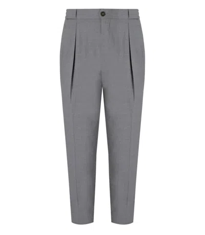 MANUEL RITZ MANUEL RITZ GREY WOOL TROUSER
