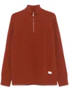 MANUEL RITZ HALF-ZIP RIB SWEATER