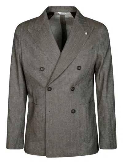 MANUEL RITZ HERRINGBONE BLAZER