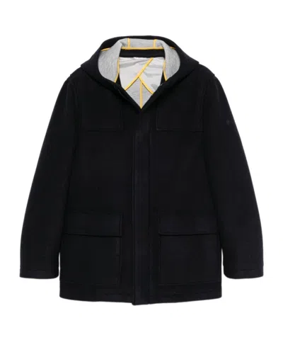 Manuel Ritz Hooded Jacket In Black