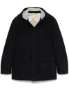 Manuel Ritz Hooded Jacket In Blue