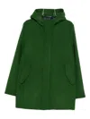 Manuel Ritz Hooded Parka In Green