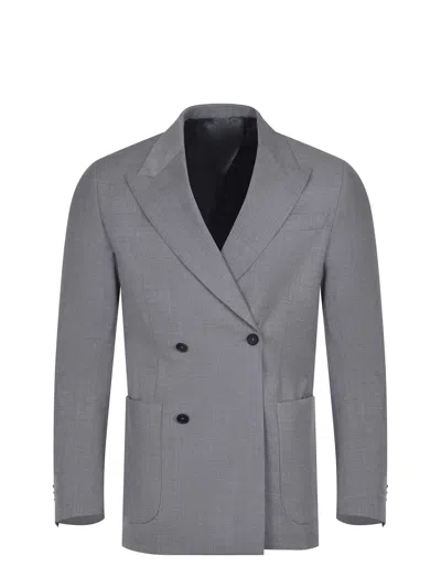 Manuel Ritz Jacket In Gray