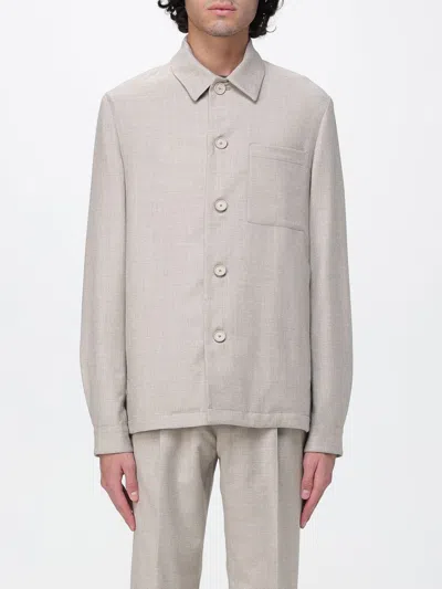 Manuel Ritz Jacket  Men Color Beige In White