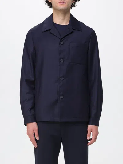 Manuel Ritz Jacket  Men Color Blue