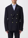 Manuel Ritz Jacket  Men Color Blue In Multi