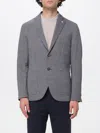 Manuel Ritz Jacket  Men Color Multicolor In Gray
