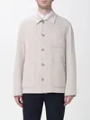 Manuel Ritz Jacket  Men Color White In Animal Print