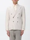 Manuel Ritz Jacket Men Color Beige In Neutral