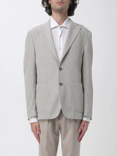Manuel Ritz Jacket Men Color Beige In Gray