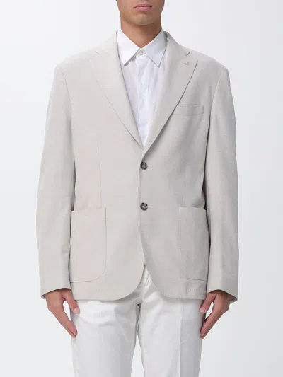 Manuel Ritz Jacket Men In Gray