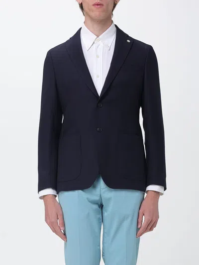 Manuel Ritz Jacket Men In Blue