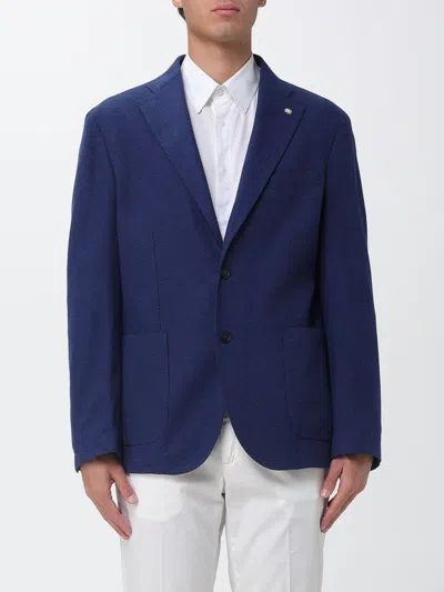 Manuel Ritz Jacket Men In Blue