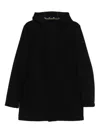 Manuel Ritz Hooded Coat In Black