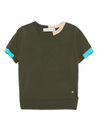Manuel Ritz Babies' Knitted T-shirt In Green