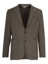 Manuel Ritz Blazer Monopetto Marrone In Brown