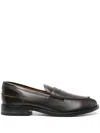 Manuel Ritz Leather Loafers In Brown