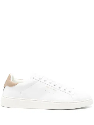 Manuel Ritz Leather Sneakers In White