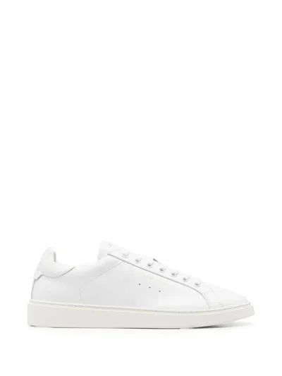 Manuel Ritz Leather Sneakers In White