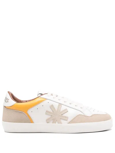 Manuel Ritz Leather Sneakers In White