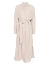 Manuel Ritz Linen Maxi Shirt Dress