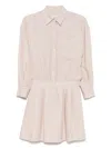 Manuel Ritz Linen Mini Shirt Dress