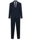 Manuel Ritz Linen Suit In Blue