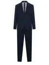 Manuel Ritz Linen Suit In Blue
