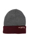 Manuel Ritz Logo-embroidered Beanie In Gray