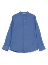 Manuel Ritz Logo-embroidered Shirt In Blue