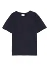 Manuel Ritz Logo-embroidered T-shirt In Blue