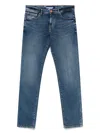 Manuel Ritz Jeans With Logo Application In Blue