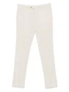 Manuel Ritz Logo-patch Trousers In Neutrals