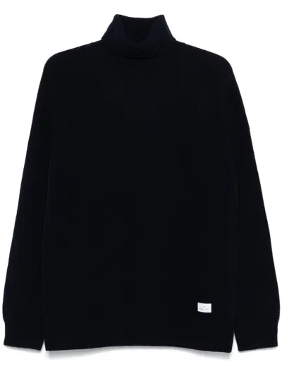Manuel Ritz Logo-tag Sweater In Blue