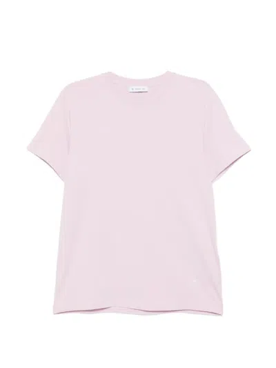 Manuel Ritz Logo-embroidered T-shirt In Pink