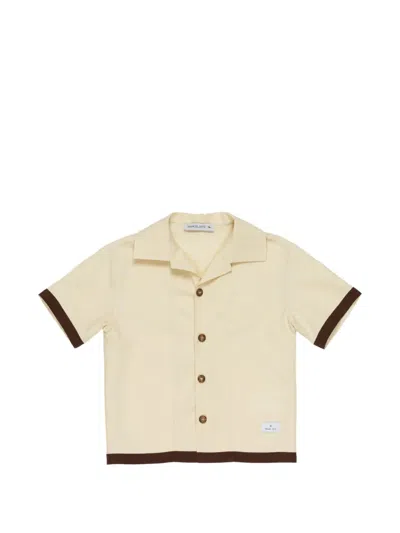 Manuel Ritz Kids' Logo-patch Shirt In Multi