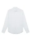 Manuel Ritz Long-sleeve Button-fastening Shirt In White