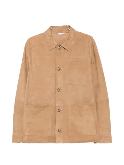 Manuel Ritz Long-sleeves Jacket In Brown