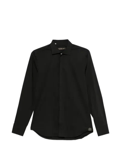 Manuel Ritz Long-sleeves Shirt In Black