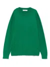 Manuel Ritz Ribbed-knit Sweater In Green